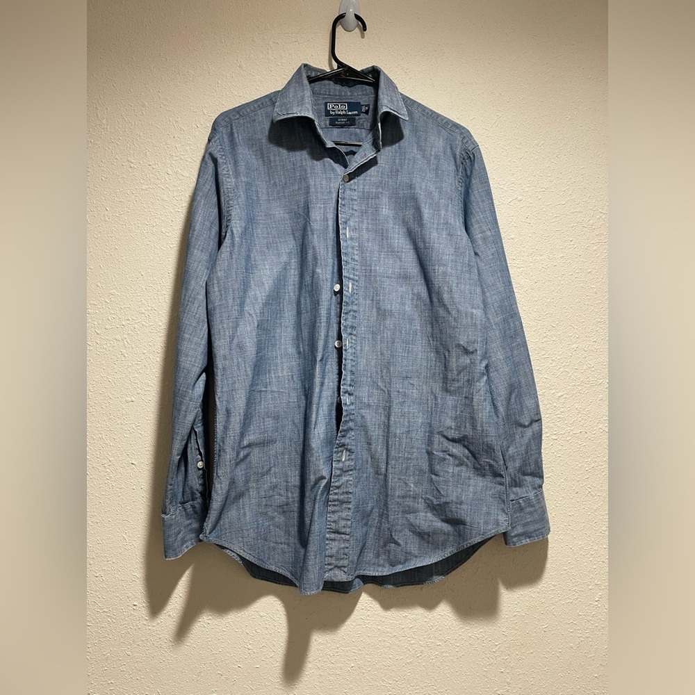 Polo Light Blue Casual Button Down Shirt